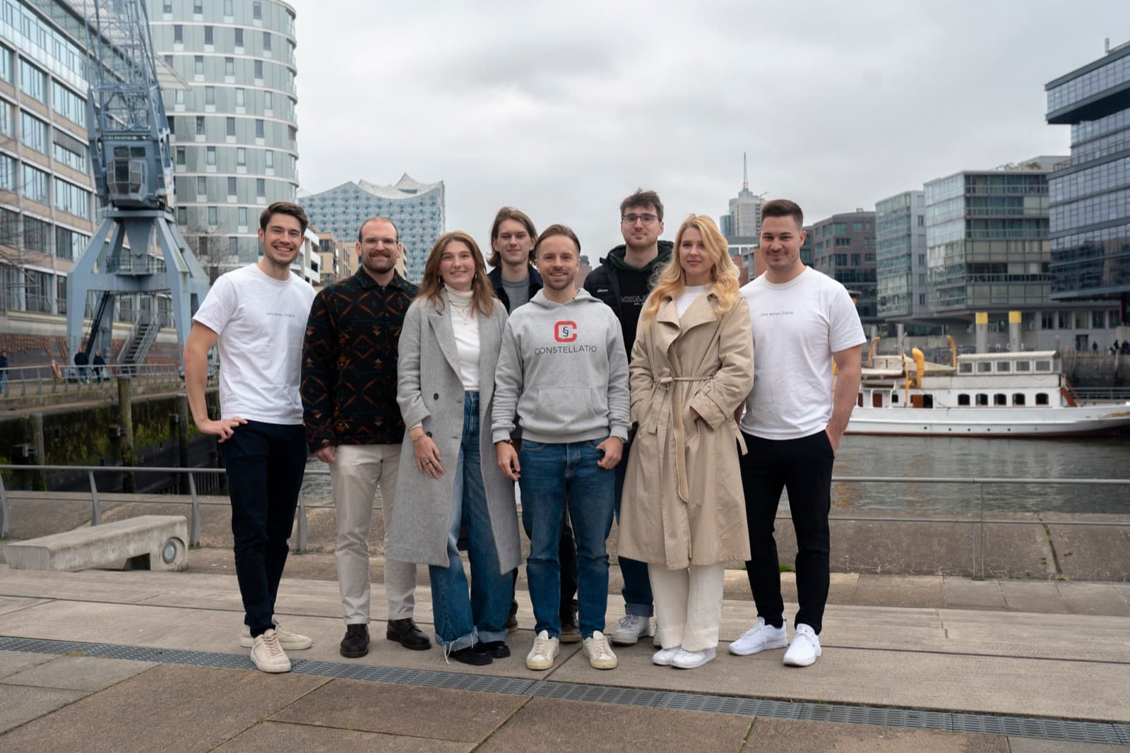 Das Constellatio-Team in der Hamburger HafenCity